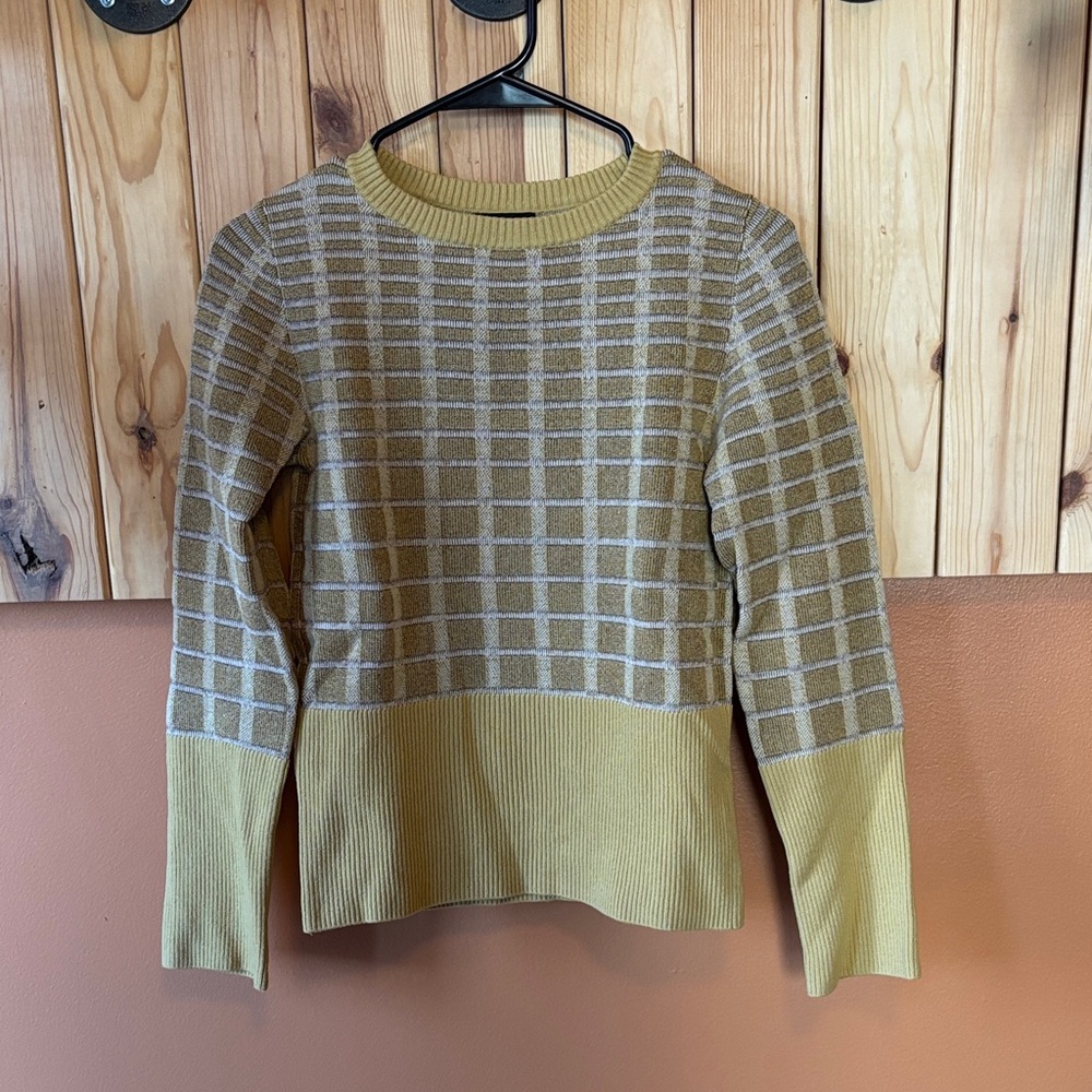 Creatures of the Wind Plaid Crewneck Sweater